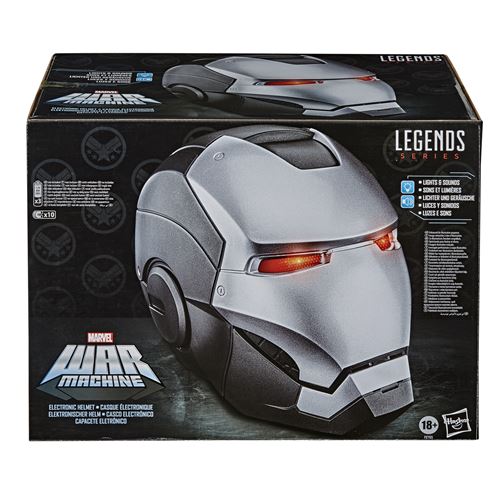 Casque électronique War Machine Avengers Marvel Legends
