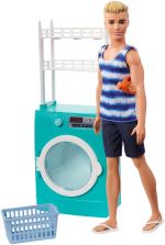 Playset Barbie Ken et lave-linge