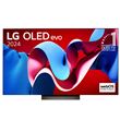 TV OLED Evo LG OLED77C4 195 cm 4K UHD Smart TV Noir et Brun