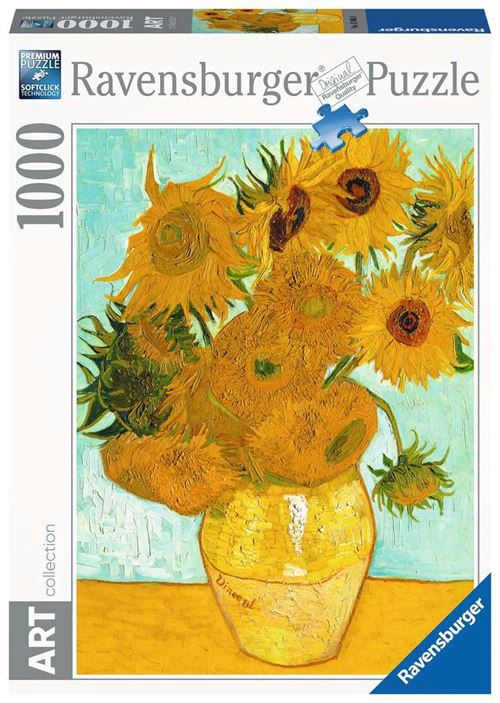 Puzzle 1000 Pièces Ravensburger Art Collection Les Tournesols Vincent Van Gogh