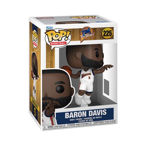 Figurine Funko Pop NBA Legends Warriors Baron Davis - vue 1