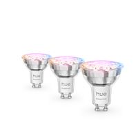 Pack de 3 Ampoules connectées Philips Hue Essential GU10 ambiance Blanc et couleur