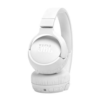 JBL TUNE 670NC - Écouteurs avec micro - sur l'oreille - Bluetooth - sans fil, filaire - Suppresseur de bruit actif - jack 3,5mm - blanc