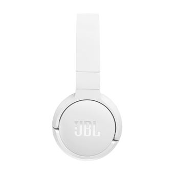 JBL TUNE 670NC - Écouteurs avec micro - sur l'oreille - Bluetooth - sans fil, filaire - Suppresseur de bruit actif - jack 3,5mm - blanc
