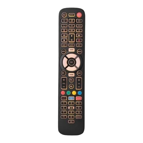 Télécommande Universelle Accsup Pour TV Noir