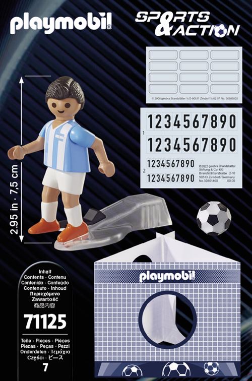 Playmobil Le terrain de football transportable (6857) - Démo en français 