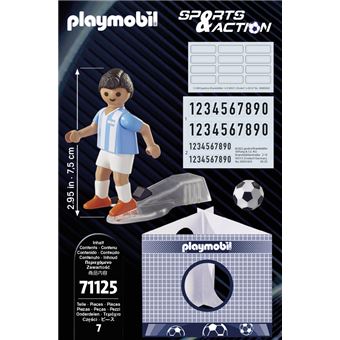 Playmobil 71125 Joueur de football Argentin