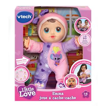 Poupon Vtech Little Love Emma joue à cache-cache