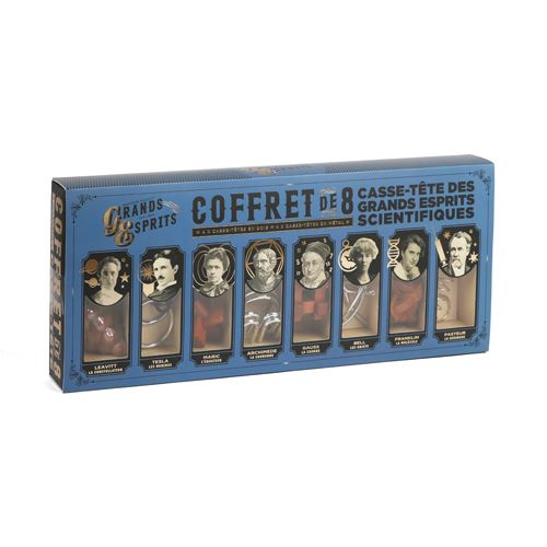 Coffret 8 cassetêtes Grands Esprits Cassetête Achat & prix fnac