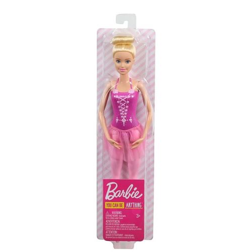 Barbie Rose Poupée Ballerine Blonde Modèle Aléatoire