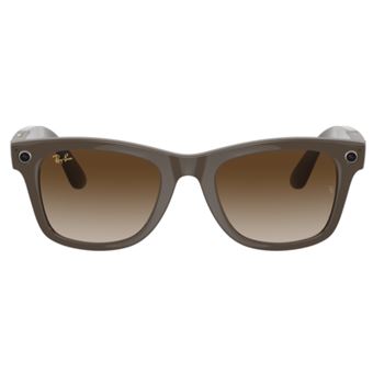 Lunettes de soleil Ray-Ban Stories Wayfarer Large Marron