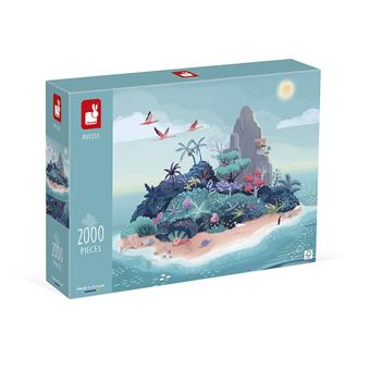 Puzzle 2000 pièces Janod L'île Mystérieuse - 1