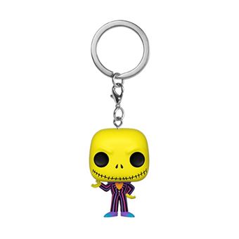 Figurine Funko Pop Keychain Disney The Nightmare Before Christmas Jack Skellington Black Light