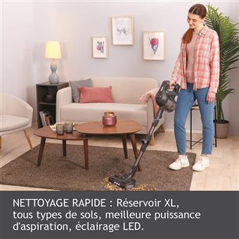 Aspirateur balai Hoover HF103X Gris titane