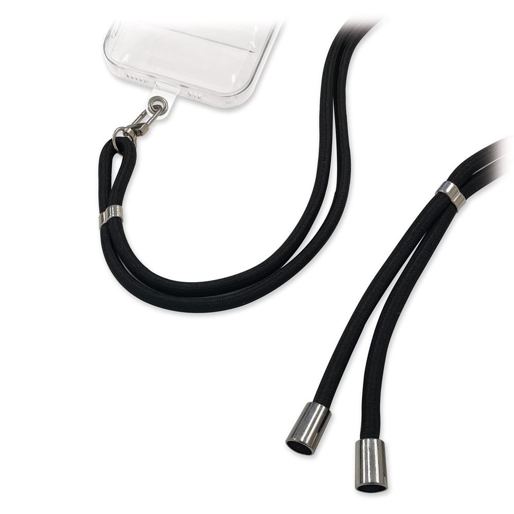 4 Sangles Adhésives Pour Téléphone - Anti-dérapantes, élastiques, Noir, Pour Mobile Et Tablette