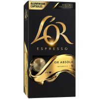 Pack de 10 capsules Maison du Café L'Or Espresso Or Absolu Intensité 9