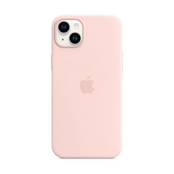 Apple - Coque de protection pour téléphone portable - compatibilité avec MagSafe - silicone - rose craie - pour iPhone 14 Plus