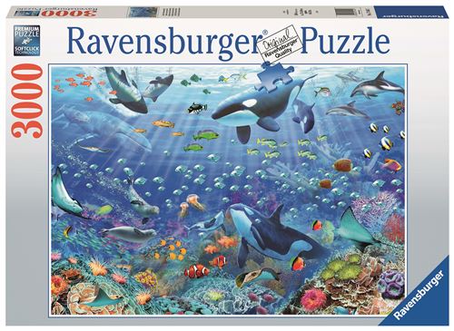 Puzzle Ravensburger Monde Sous-Marin Coloré 3000 Pièces