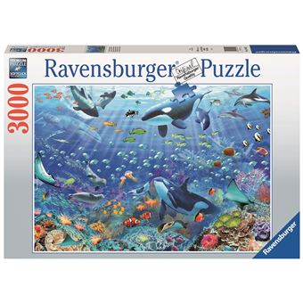 Puzzle Ravensburger Monde sous-marin coloré 3000 pièces
