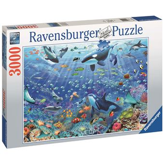 Puzzle Ravensburger Monde sous-marin coloré 3000 pièces