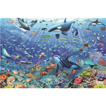Puzzle Ravensburger Monde sous-marin coloré 3000 pièces