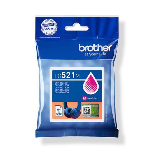 Cartouche d encre Brother LC521M Magenta