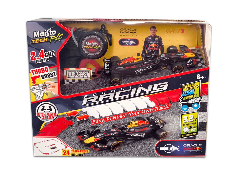 Voiture radiocommandée Maisto Tech Circuit Formule 1 avec accessoires de piste Ferrari 2024 - Voiture télécommandée - Achat & prix Voiture radiocommandée Maisto Tech Circuit Formule 1 avec accessoires de piste Ferrari 2024 - Voiture télécommandée - Achat & prix