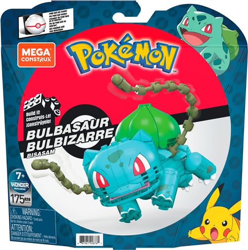Jeu de construction Mega Bloks Pokemon Bulbizarre à construire Jeu de construction Mega Bloks Pokemon Bulbizarre à construire