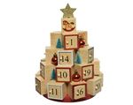 Décoration de Noel Kaemingk Boites MDF Calendrier avent multi