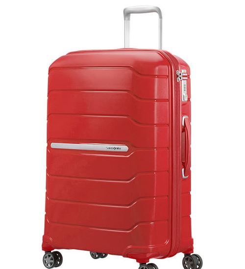 SAMSONITE Valise extensible Flux Spinner 68 cm Taille M 4 roues Rouge 
