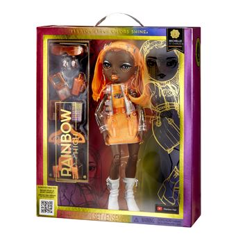 Poupée Rainbow High S23 Fashion Doll Michelle St. Charles Orange