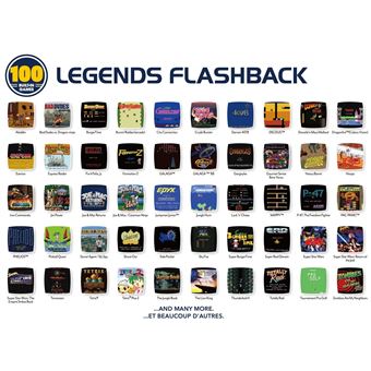 Console Retrogaming Atgames Legends Flashback 100 jeux inclus Noir