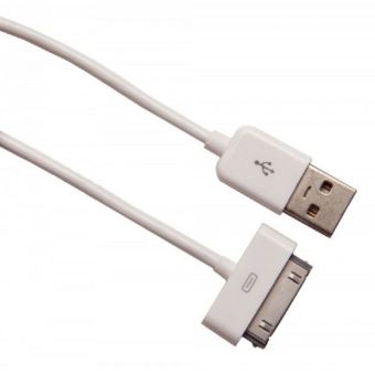 Urban Factory White Ladekabel für iPhone 1 m - 1