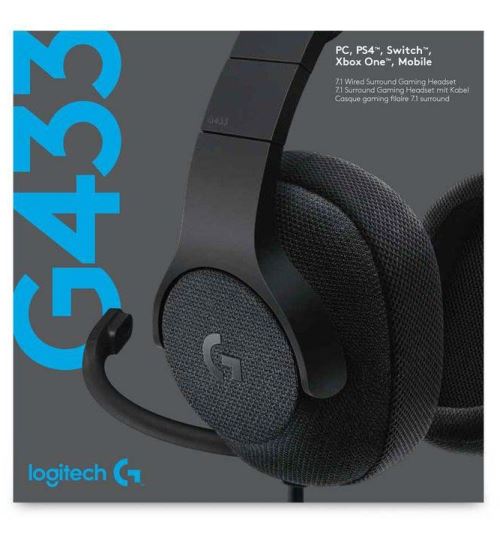 Casque Gaming Filaire Logitech G433 7.1 