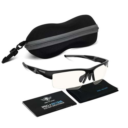 Lunettes De Jeu Professionnelles Avec étui Pixélisé - Anti-lumière Bleue - Multi-support
