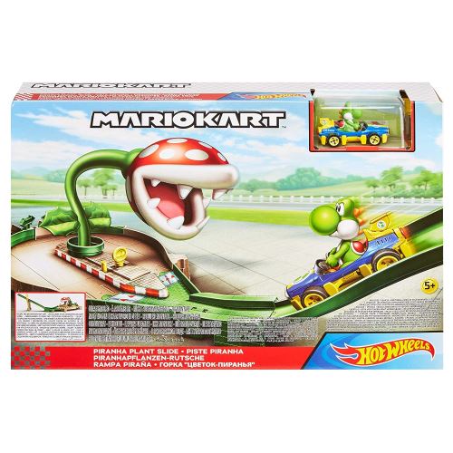Circuit Hot Wheels Mario Kart – Coffret De Jeu Avec Pistes Et Voitures à Connecter, Pour Enfants Dès 5 Ans (GHK15)