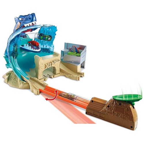 Circuit Hot Wheels City L Attaque Du Requin Circuit Voitures Achat Prix Fnac