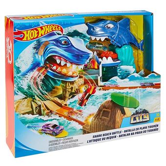 Hot Wheels City Attaque Du Ptérodactyle – Coffret De Jeu Avec Dinosaure Et Voiture – Connectable Aux Autres Circuits Hot Wheels