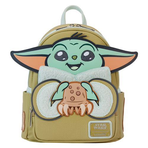 Comparer les prix de Mini Backpack Harness Funko LoungeFly Mandalorian Grogu and Crabbies Cosplay