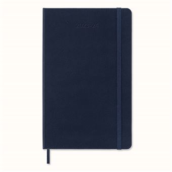 Agenda civil semainier Moleskine Grand Format Dure Bleu Saphir