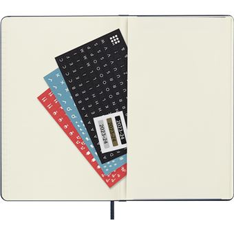 Agenda civil semainier Moleskine Grand Format Dure Bleu Saphir