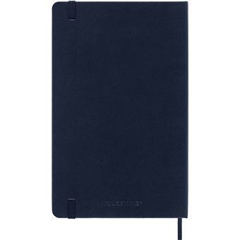 Agenda civil semainier Moleskine Grand Format Dure Bleu Saphir