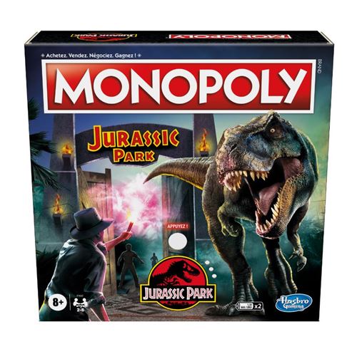 Jeu de société Hasbro Monopoly Jurassic Park