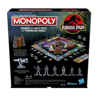 Jeu de société Hasbro Monopoly Jurassic Park