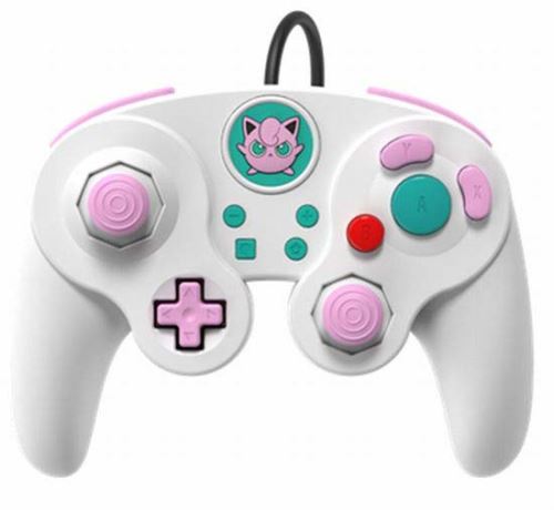 PDP Manette Nintendo Switch filaire  Fight Pad Pro Pok&eacute;mon Jigglypuff