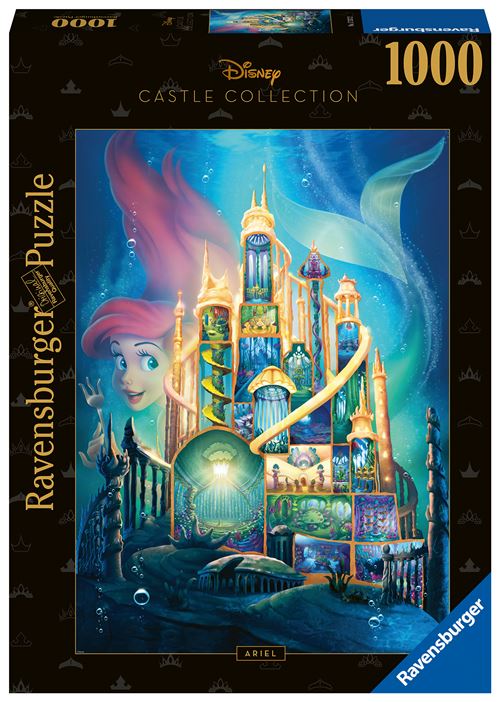 Puzzle Ravensburger Ariel Collection Château Des Disney Princesses 1000 Pièces