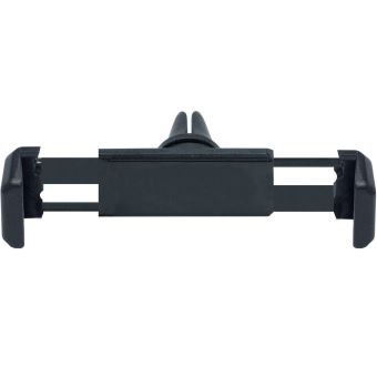 Support voiture Noir pour smartphone sur grille d'aération Temium
