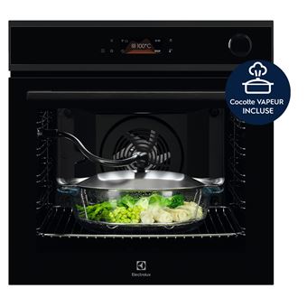 Four encastrable Electrolux Série 700 SteamCrisp® EOC8P39WH 3390 W Noir Pur - 1
