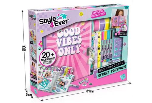 Jeu créatif Style 4 ever Portfolio secret de Scrapbooking
