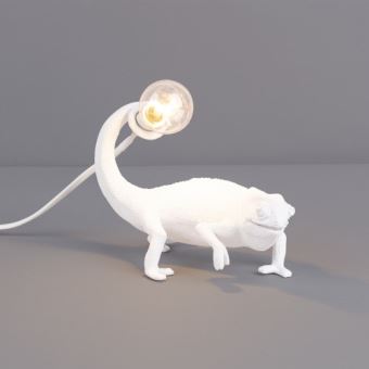 Lampe de table Seletti Chameleon Still Blanc